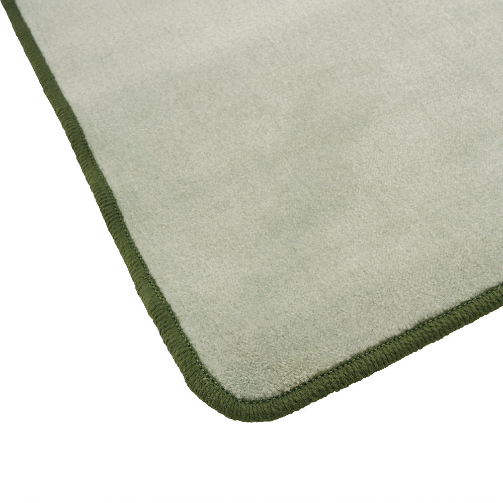 Light Green Rectangle Rug