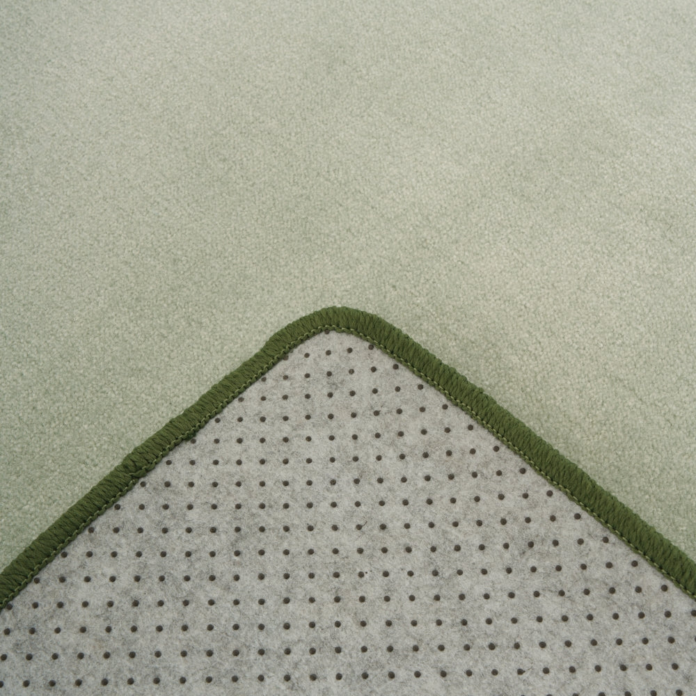 Light Green Rectangle Rug