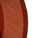 Terracotta Oval Rug