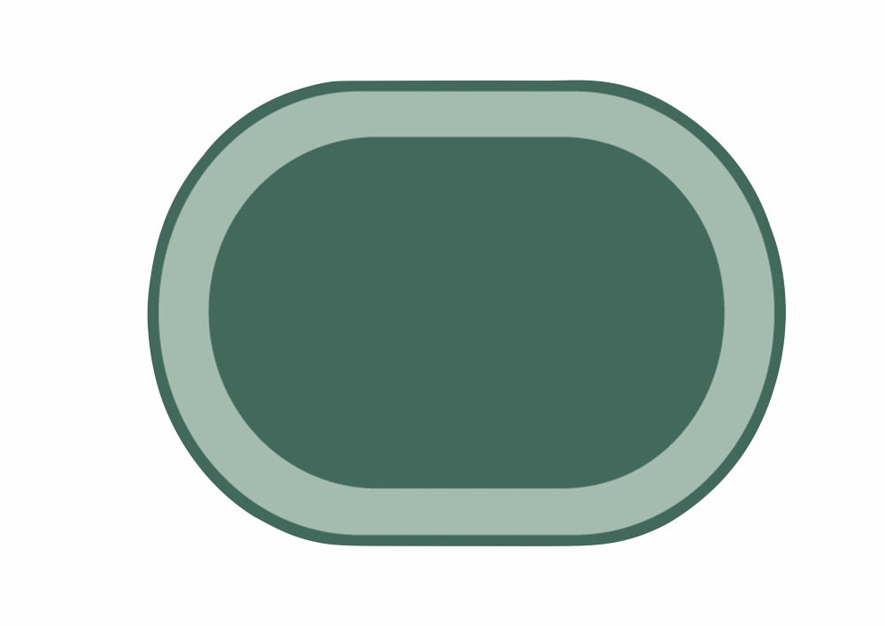 Oval Rug - Green