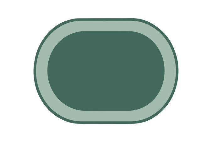 Oval Rug - Green