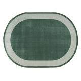 Green Oval Rug