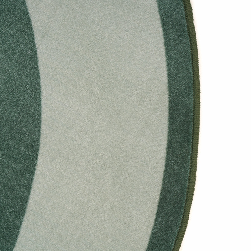 Green Oval Rug