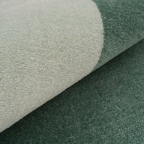 Green Oval Rug