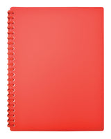 Display Book A4 Red 20 Pocket