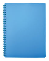 Display Book A4 Blue 20 Pocket