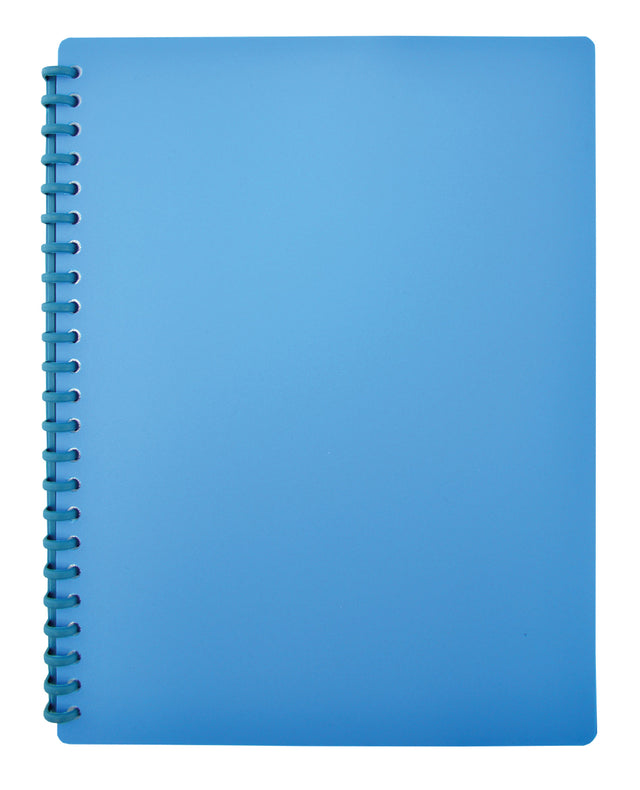 Display Book A4 Blue 20 Pocket