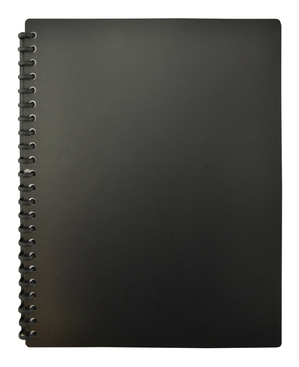 Display Book A4 Black 20 Pocket