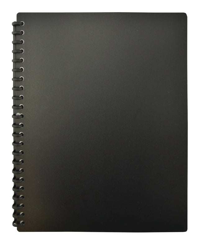 Display Book A4 Black 20 Pocket