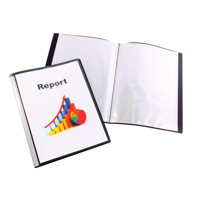 A4 Non-Refillable Display Book Black 40P
