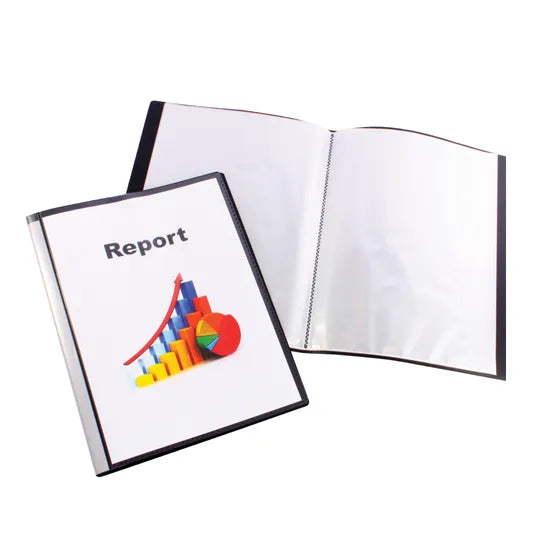 A4 Non-Refillable Display Book Black 40P