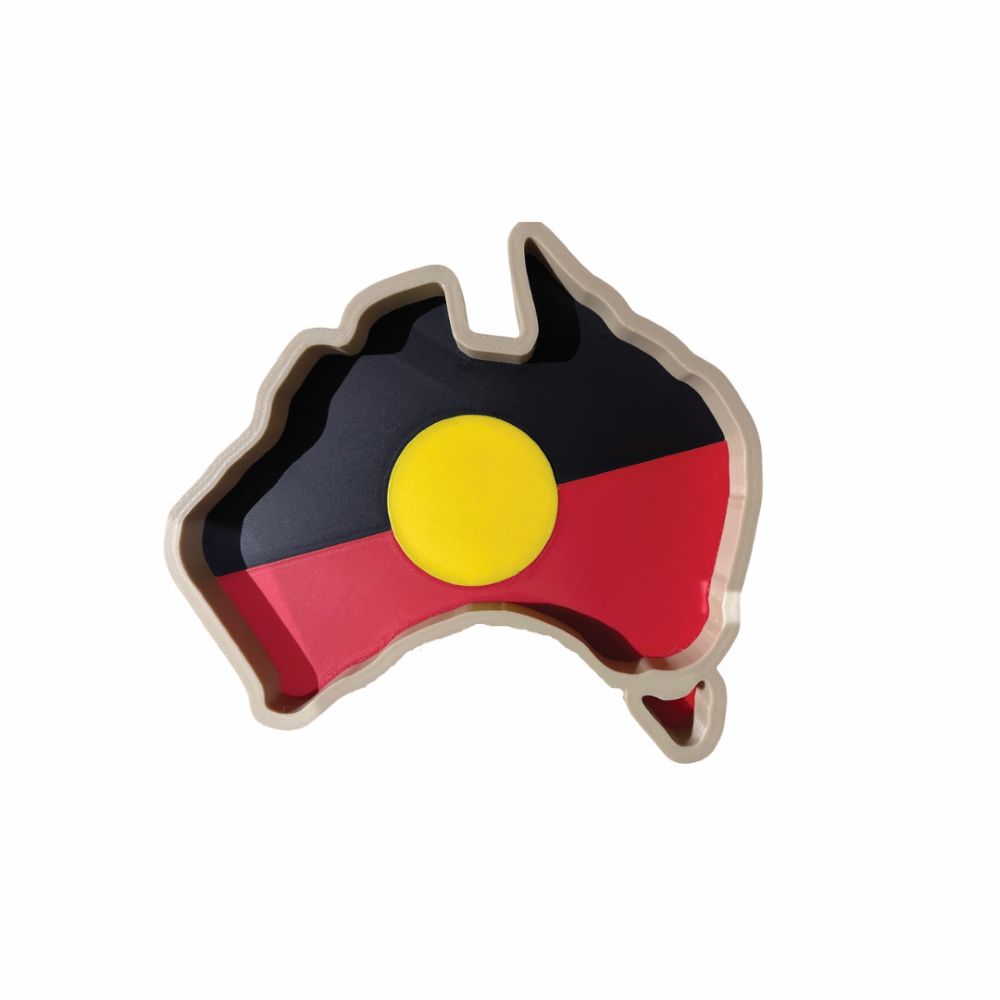 Aboriginal Flag Australia Sensory Tray