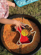 Aboriginal Flag Australia Sensory Tray