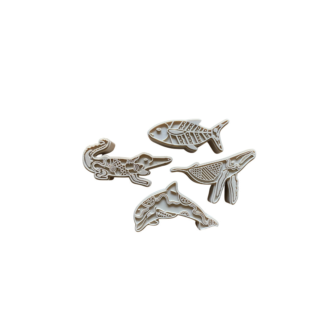 Aboriginal Animal Stampers Water Animals