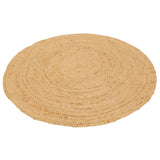 Fair Trade Chindi Natural Rug - 150cm (diameter)