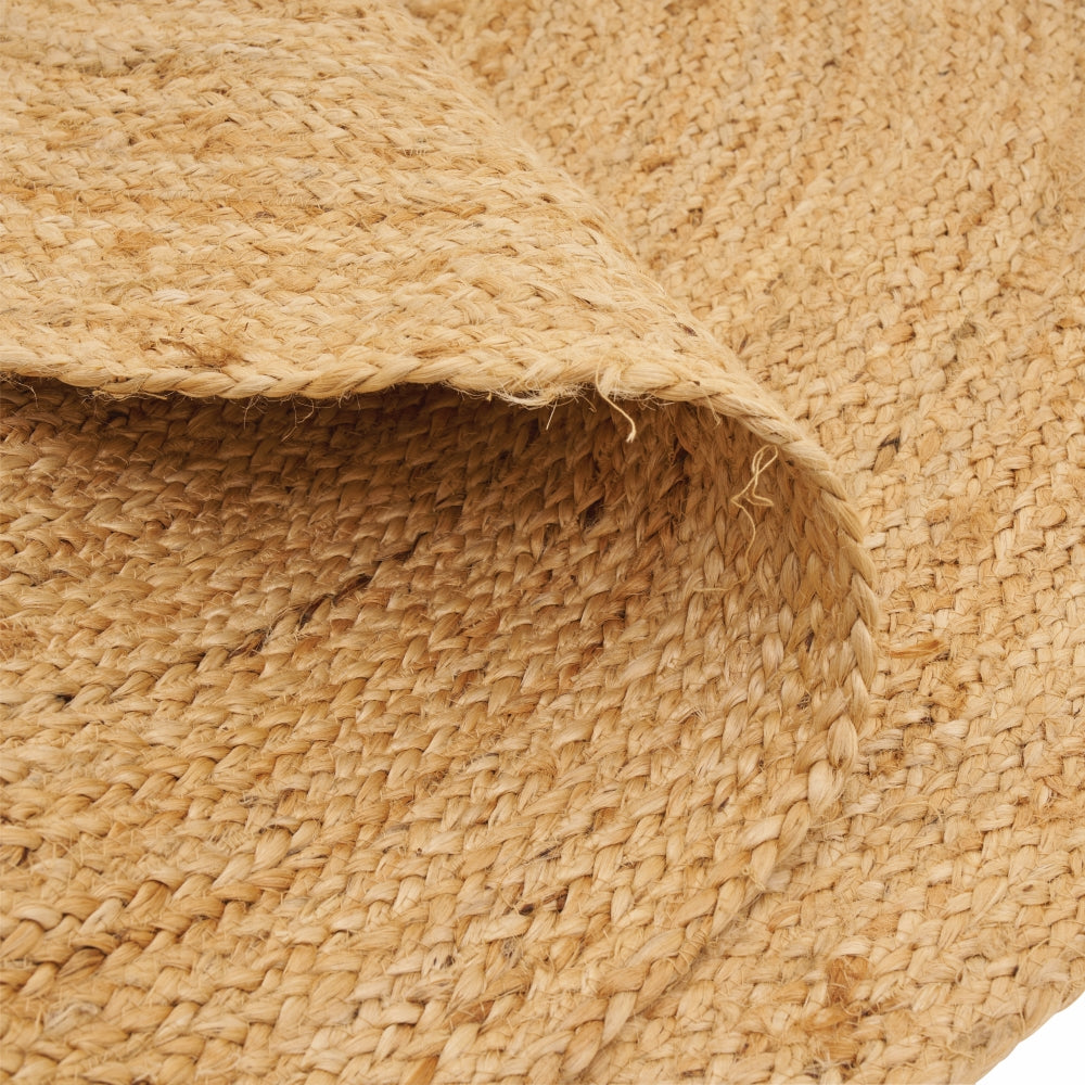 Fair Trade Chindi Natural Rug - 150cm (diameter)