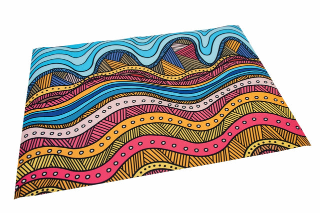 Dreamtime Country Sacred Lands Indoor Floor Mat