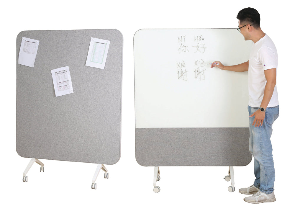 Acoustic Whiteboard & Room Divider 100x140