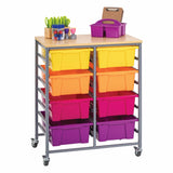 Double Tote Tray Trolley Kits