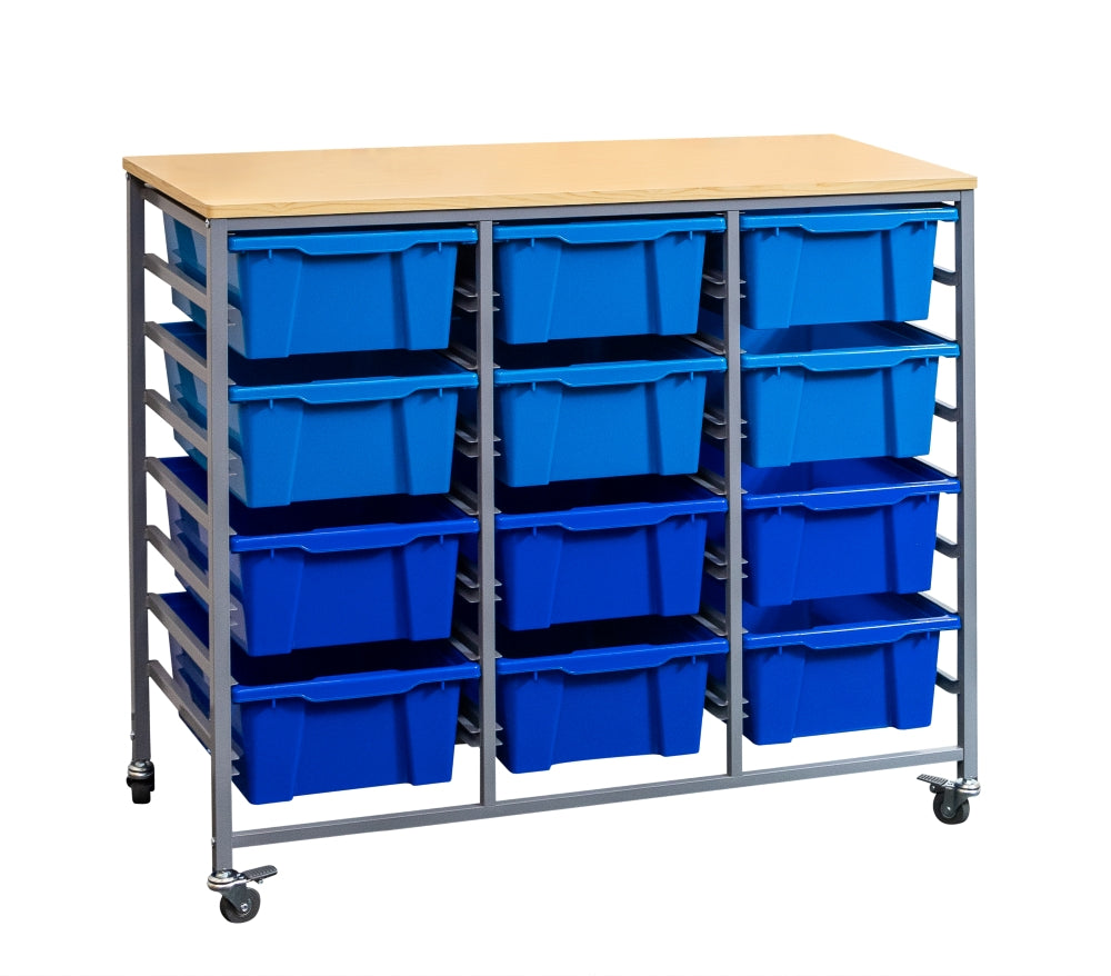 Triple Tote Tray Trolley Kits