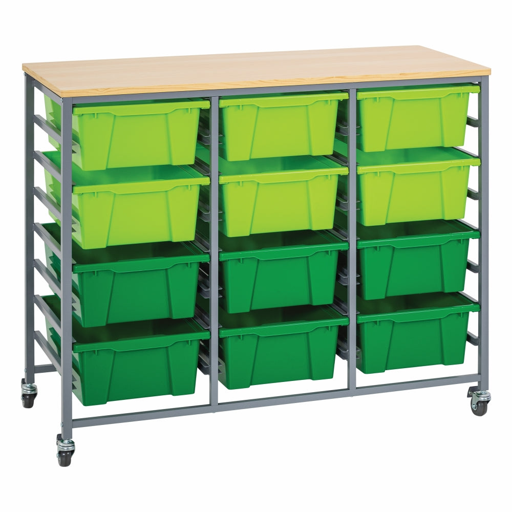 Triple Tote Tray Trolley Kits