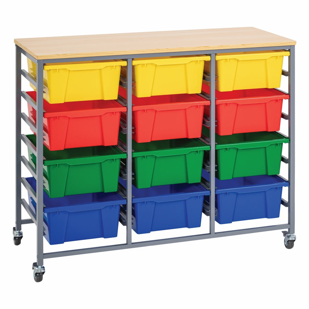Triple Tote Tray Trolley Kits