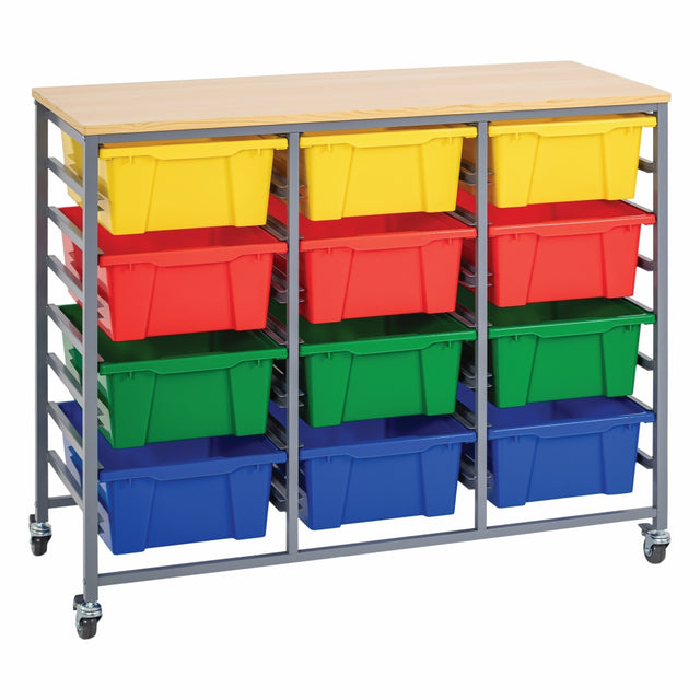Triple Tote Tray Trolley Kits