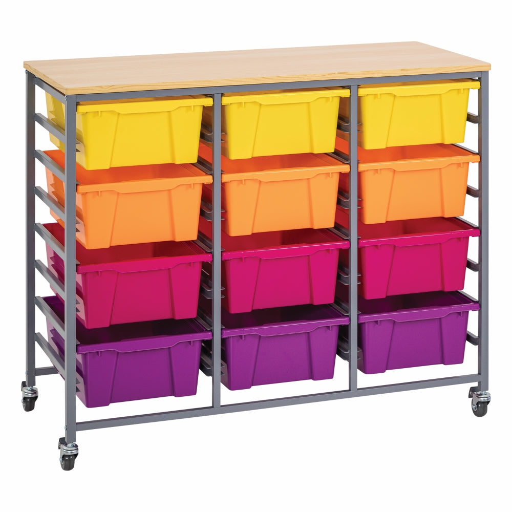 Triple Tote Tray Trolley Kits