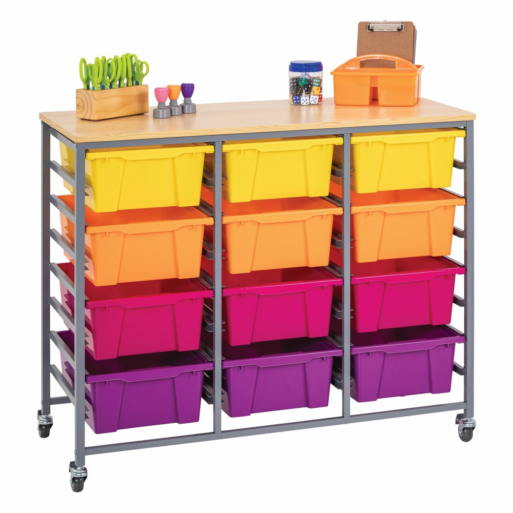 Triple Tote Tray Trolley Kits