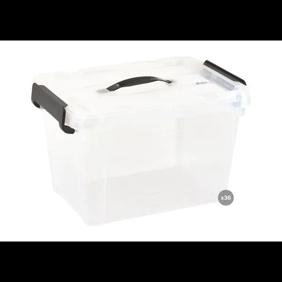 Plastic Storage Tub 16 L- Set of 36
