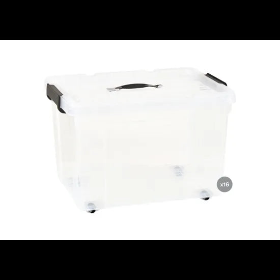 Plastic Storage Tub 50 L - Set of 16