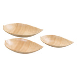 Banana Leaf Melamine Platters – Set of 3