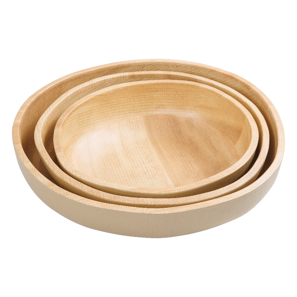 Banana Leaf Melamine Serving Bowls – Set of 3