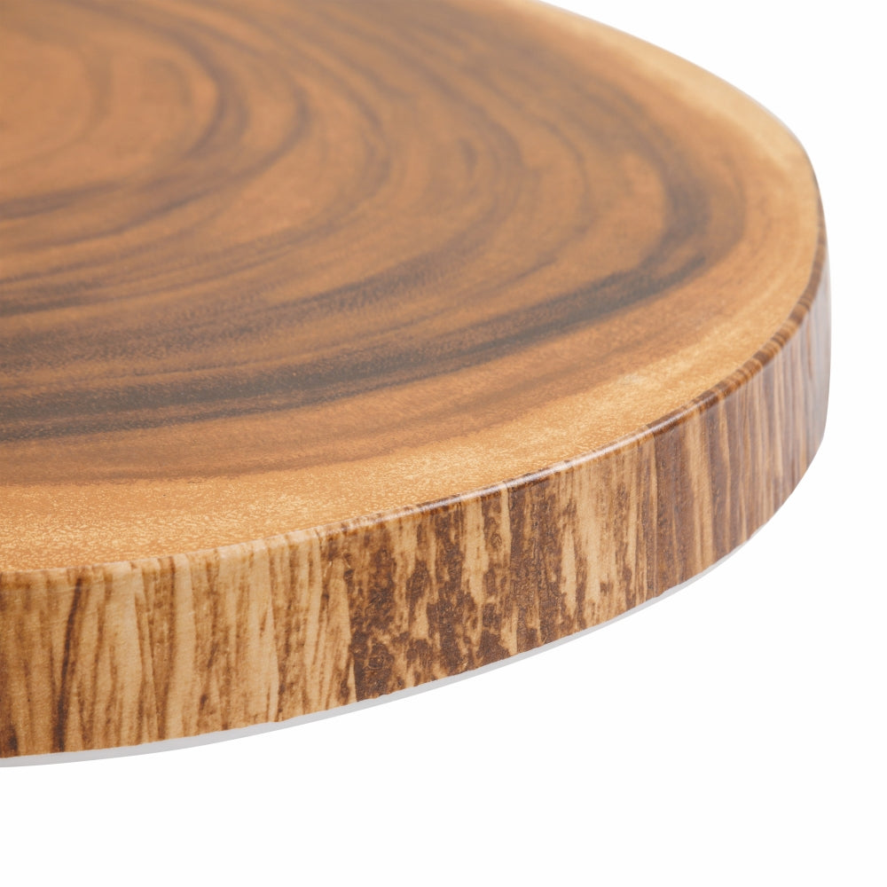 Wood Slice Melamine Serving Board – 33cm