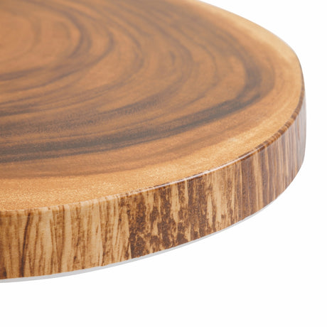 Wood Slice Melamine Serving Board – 33cm