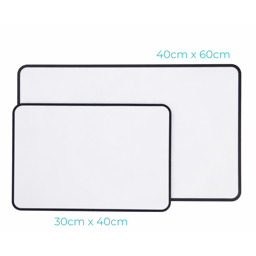 Double-Sided Magnetic Whiteboards - Black
