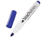 Teachables Whiteboard Markers Bullet Blue - Pack of 12