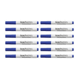 Teachables Whiteboard Markers Bullet Blue - Pack of 12