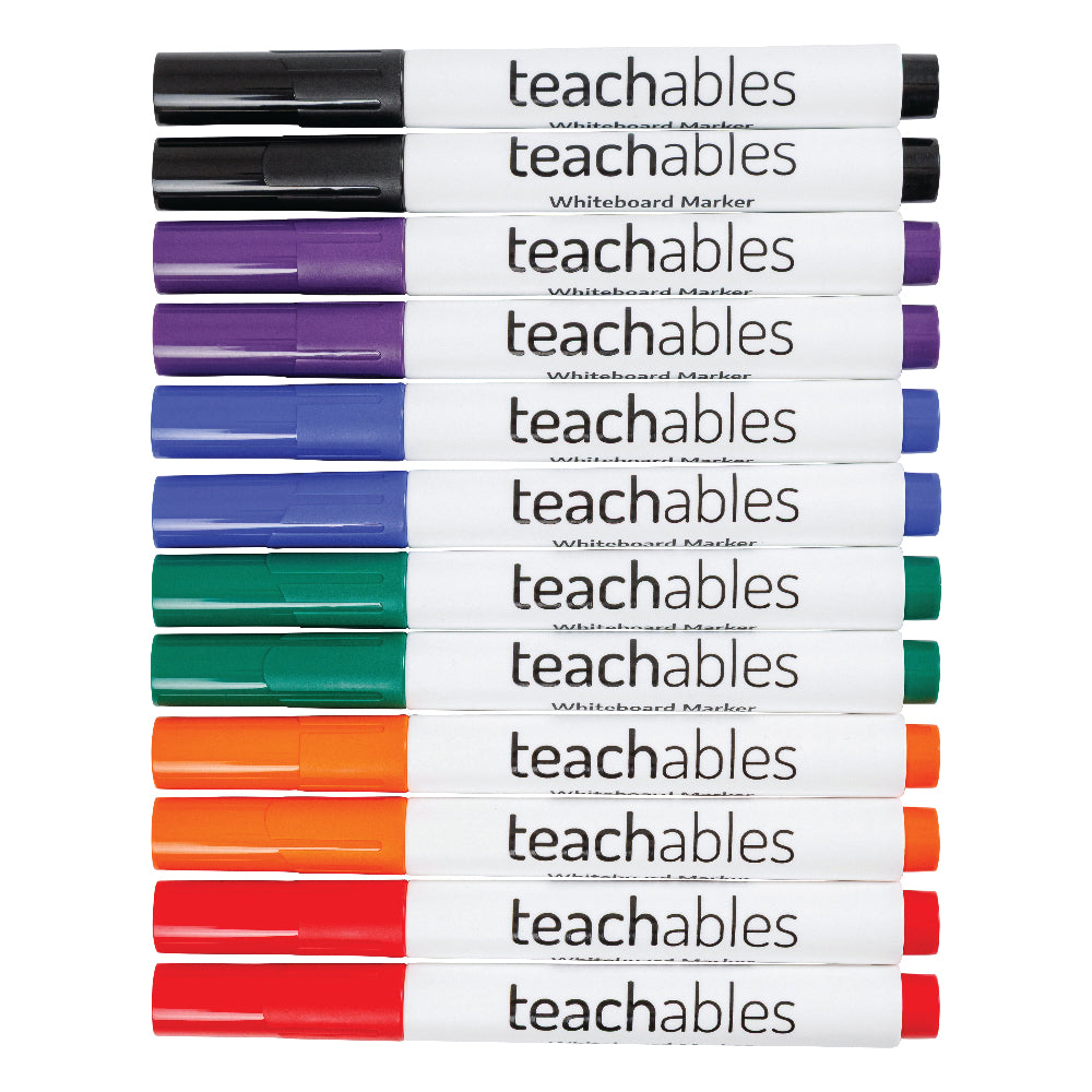 Whiteboard Marker Kit with 24 Markers