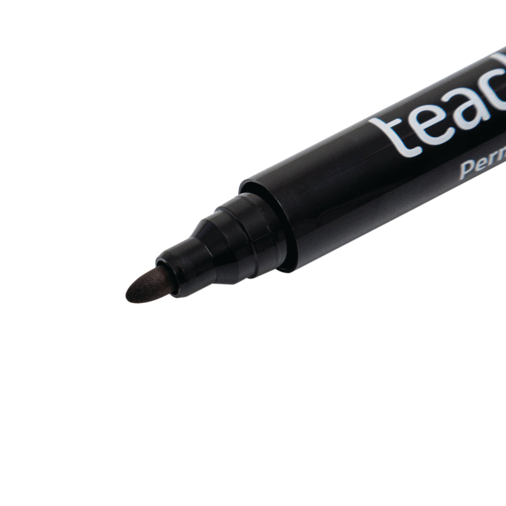 Teachables Permanent Marker Bullet Assorted PK12