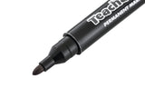 Teachables Thinline Permanent Markers Black Pack of 12