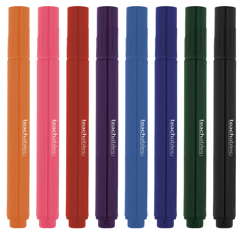 Whiteboard Markers Triangle Assorted - Pack of 48