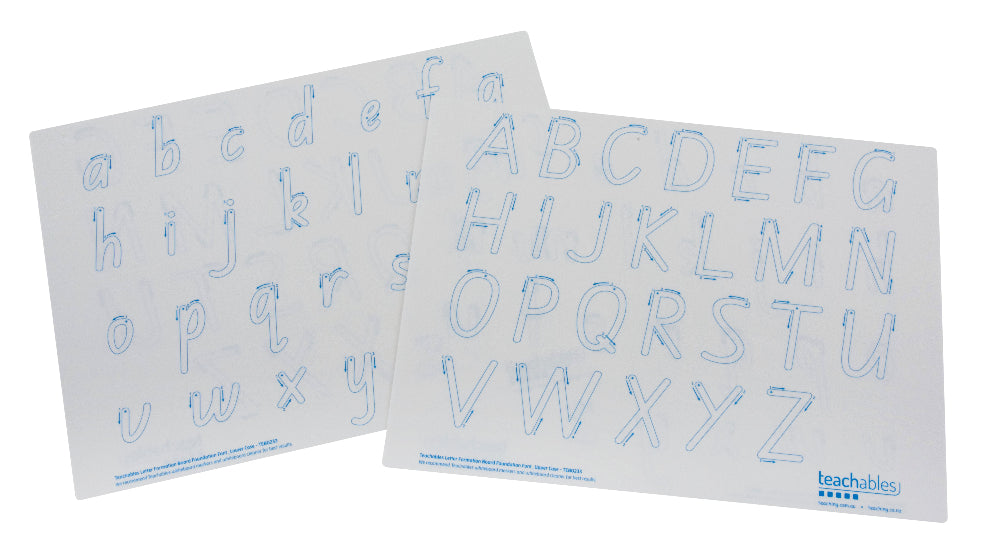 Teach Alphabet Foundation Mini Whiteboards - Pack of 30
