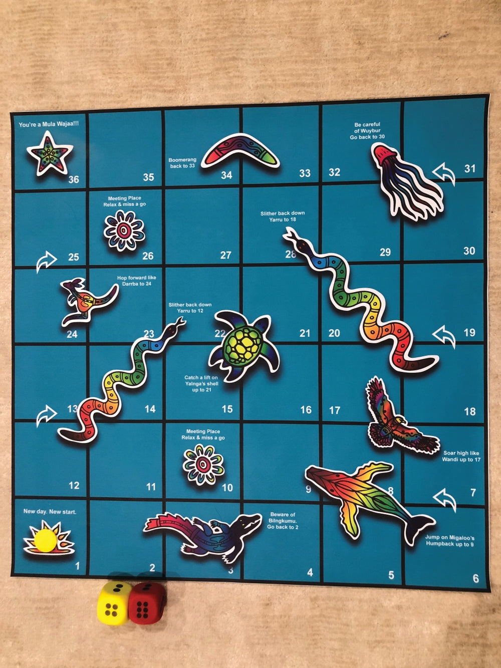 Rainbow Serpent Game