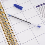 Ink Glide Ballpoint Pens Blue - Pack of 10