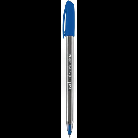 Ink Glide Ballpoint Pens Blue - Pack of 10