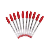 Ink Glide Ballpoint Pens Red - Pack of 10
