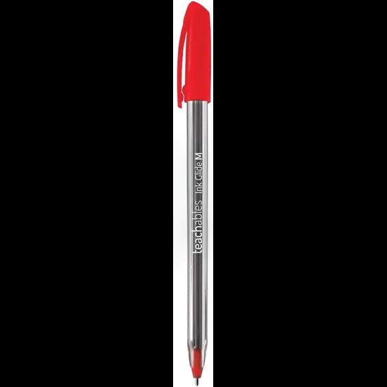 Ink Glide Ballpoint Pens Red - Pack of 10