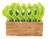 Teachables Scissor Block with 30 Student Scissors 13.5cm Green