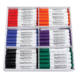Teachables Whiteboard Markers Bullet Pack of 144 Assorted